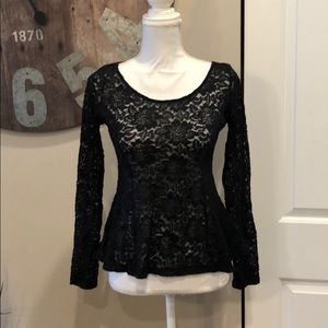 Sheer Lace Top